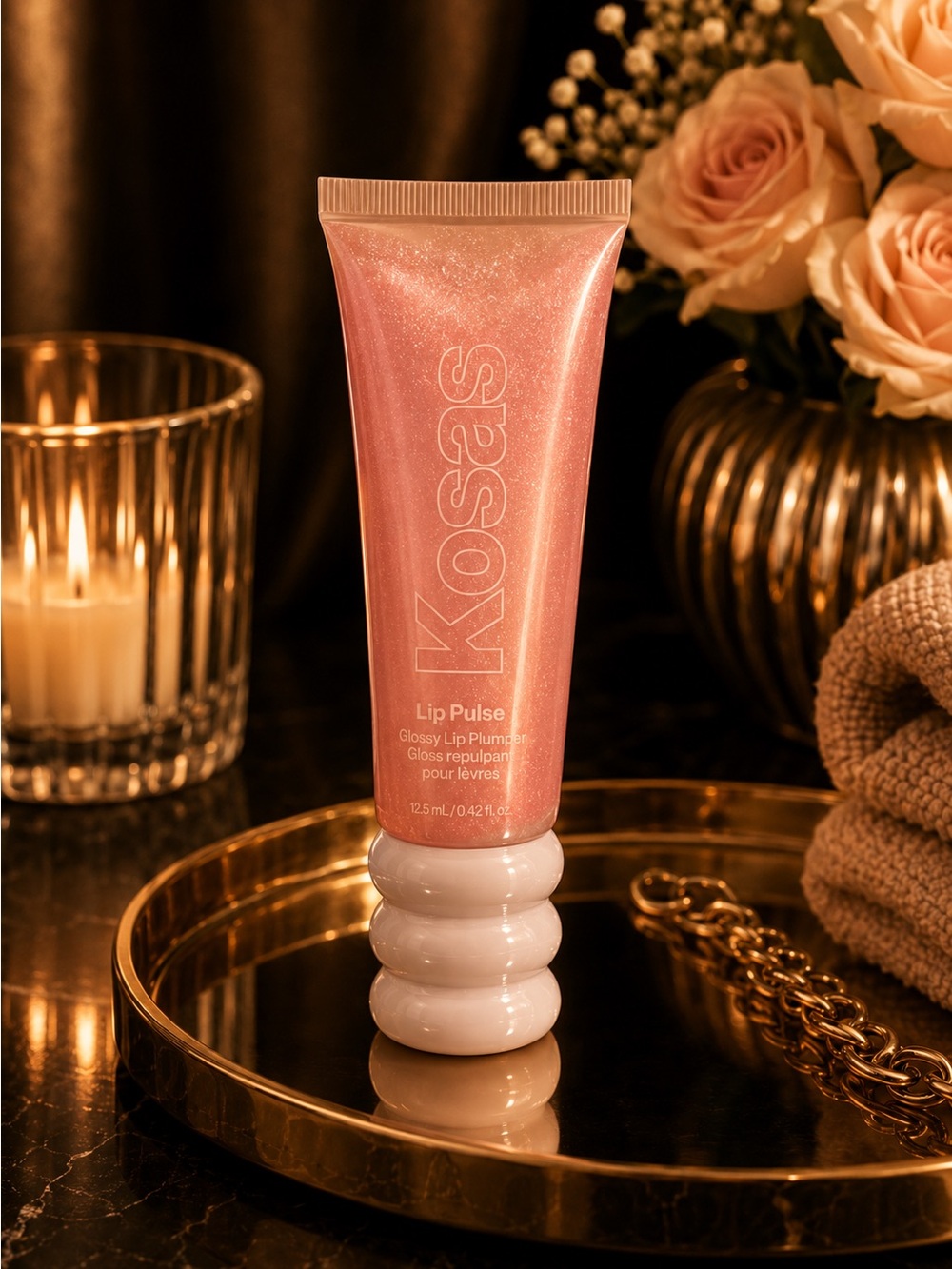 Kosas Lip Pulse Glossy Lip Plumper — Shimmery Pink